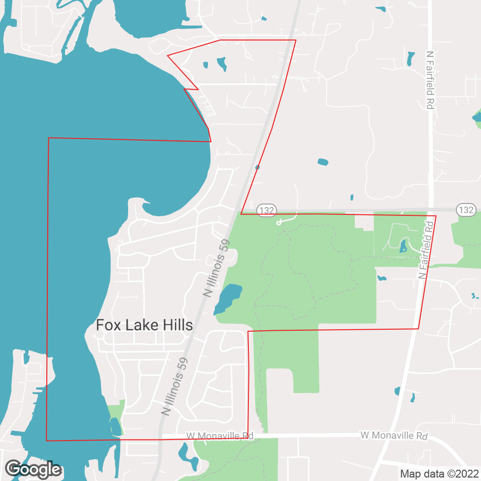 Fox Lake Hills map