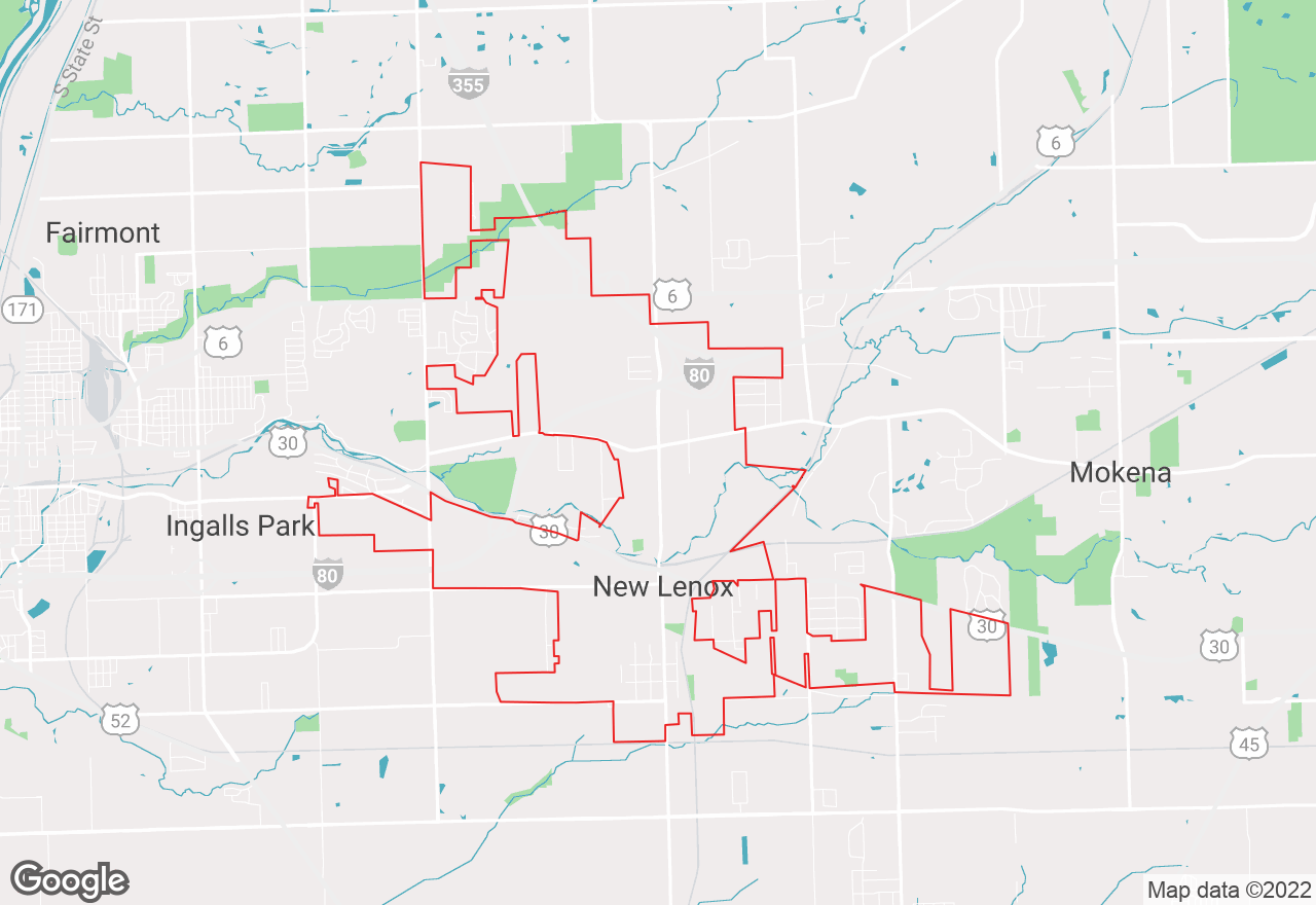 New Lenox map