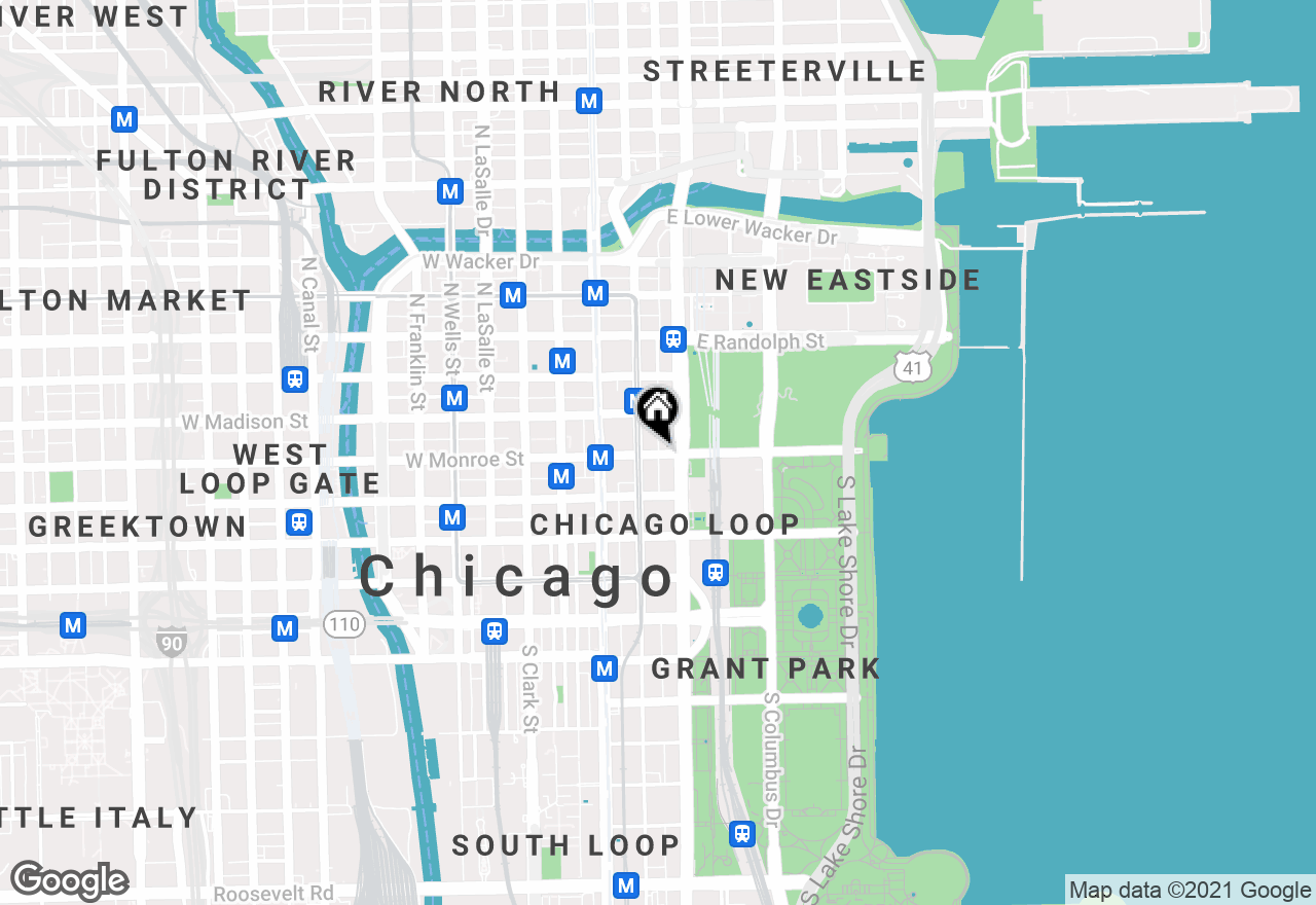 Map of 60 E Monroe