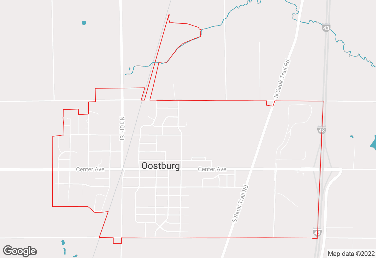 Oostburg map