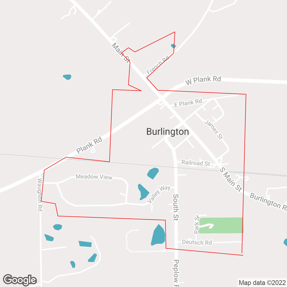 Burlington map