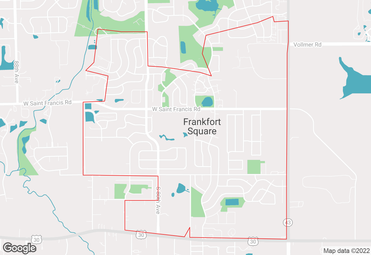 Frankfort Square map