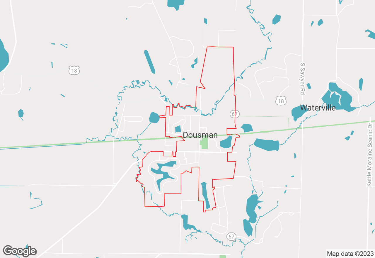 Dousman map