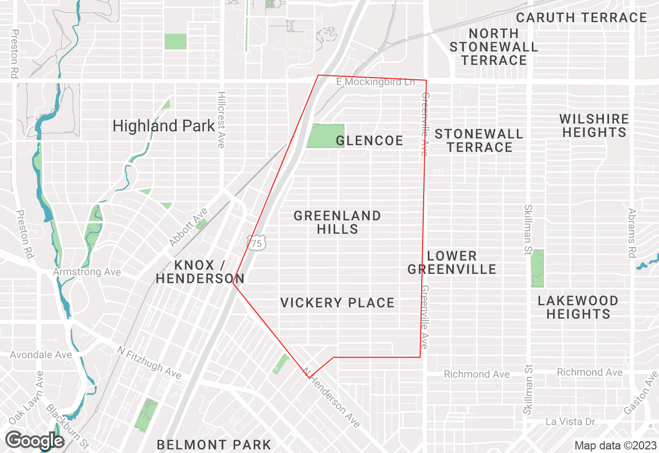 M-Streets map