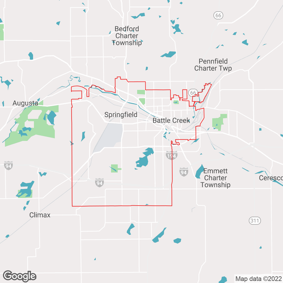 Battle Creek map