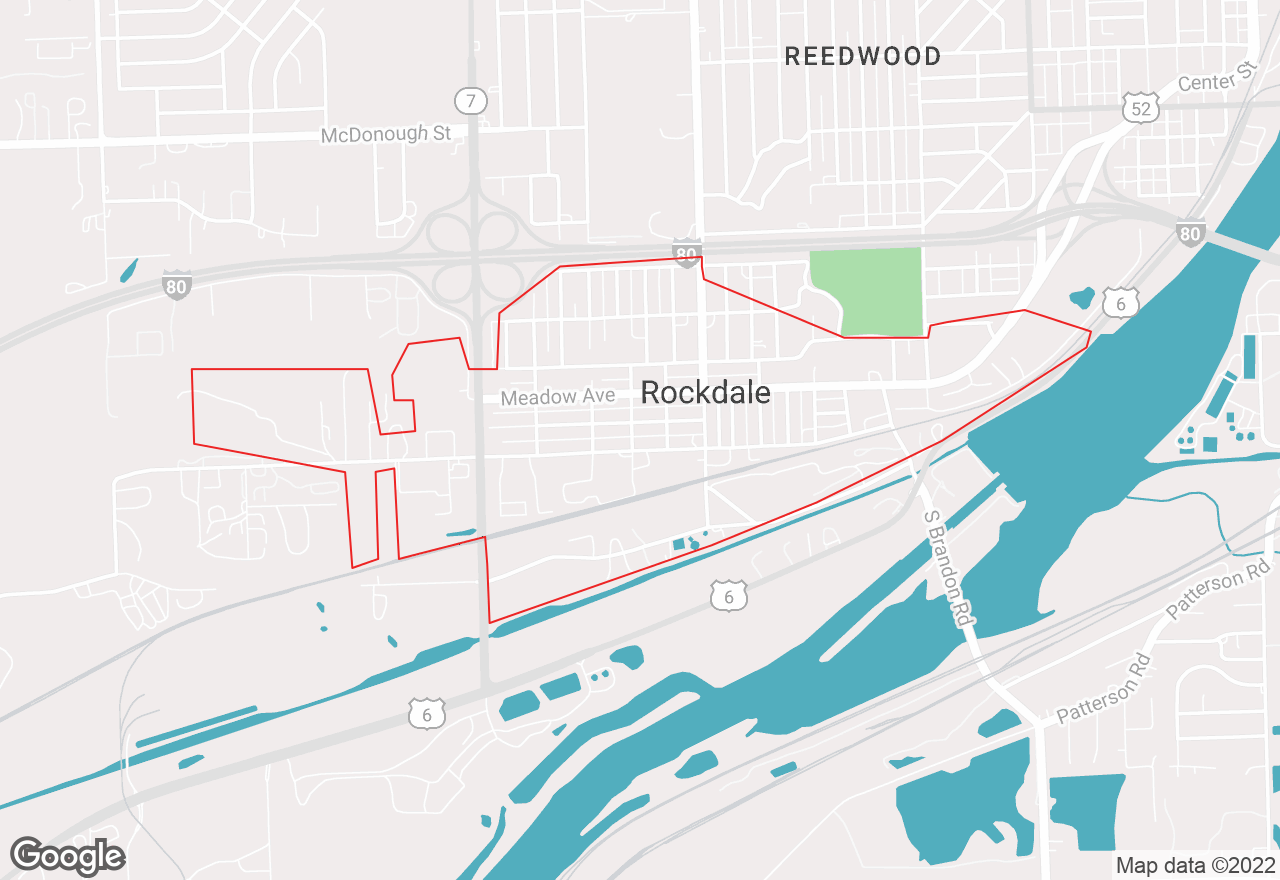 Rockdale map