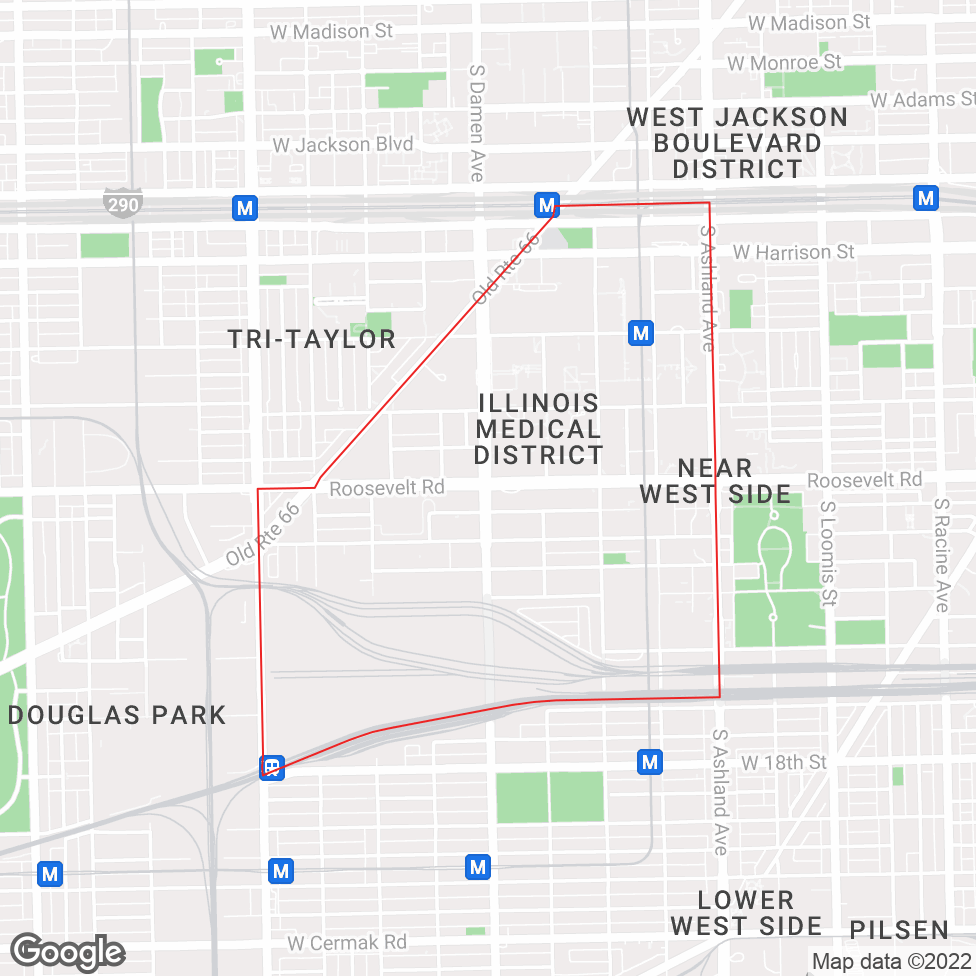 Illinois Medical District map