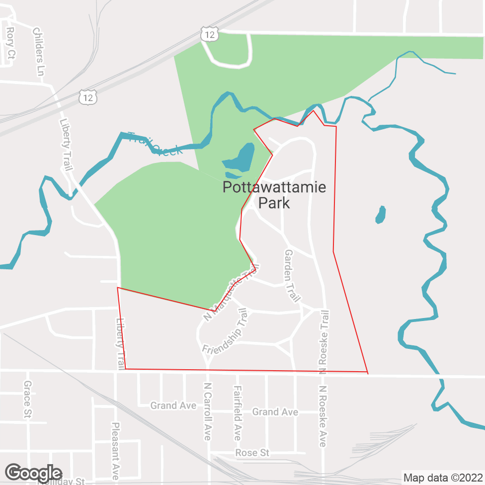 Pottawattamie Park map