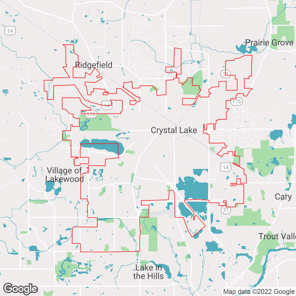 Crystal Lake map