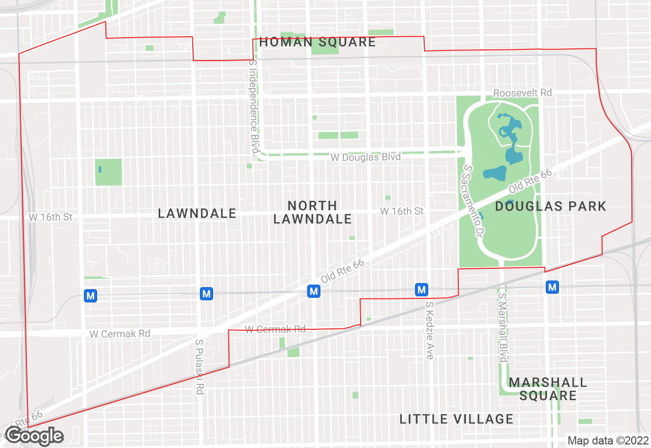 North Lawndale map