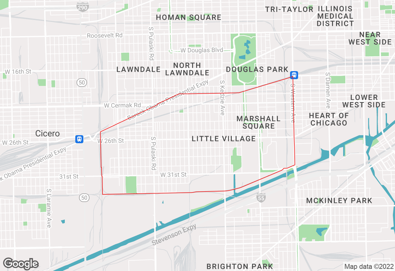 Little Village map