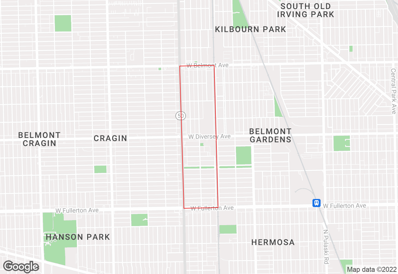 Kelvyn Park map