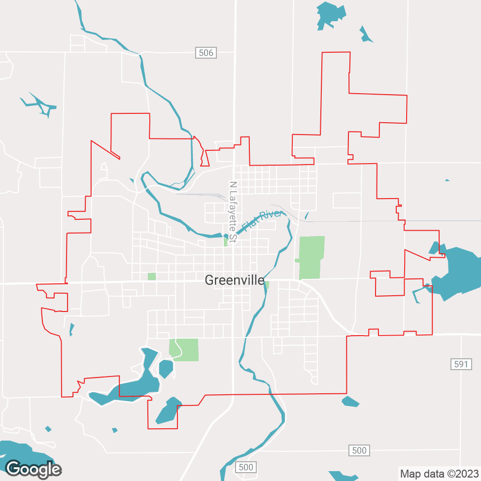 Greenville map