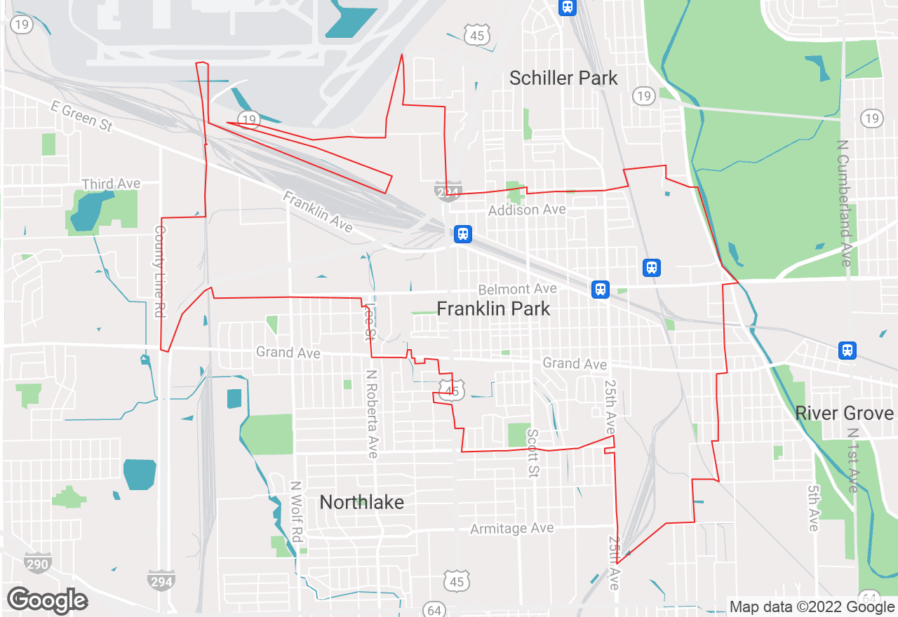 Franklin Park map