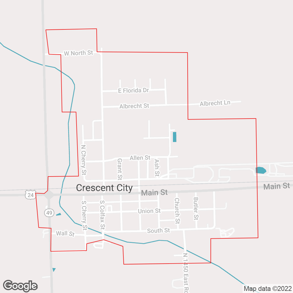 Crescent City map