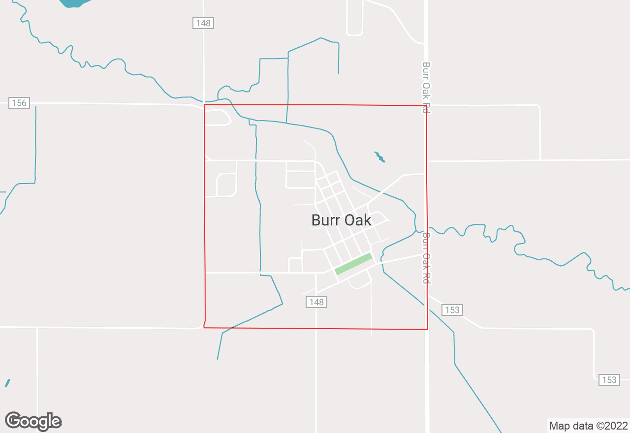 Burr Oak map