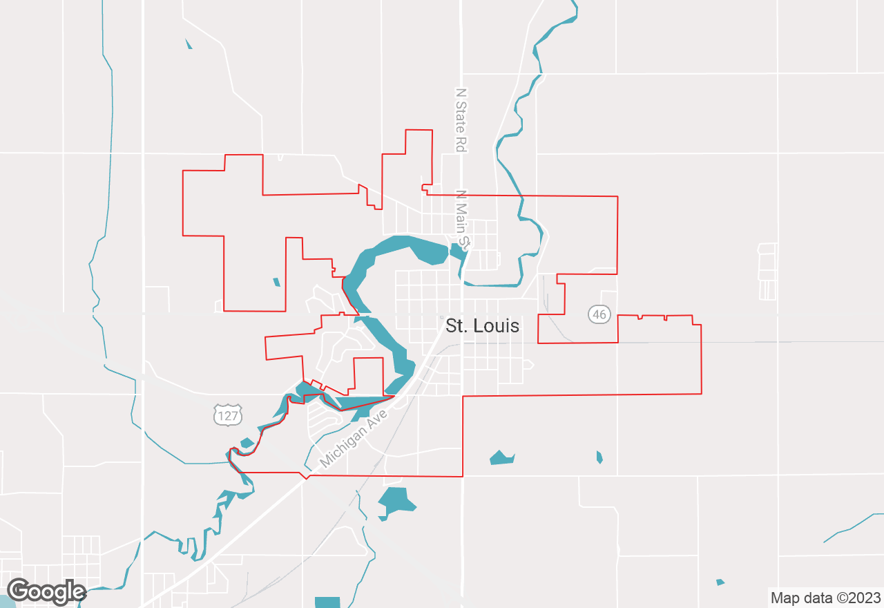 St. Louis map