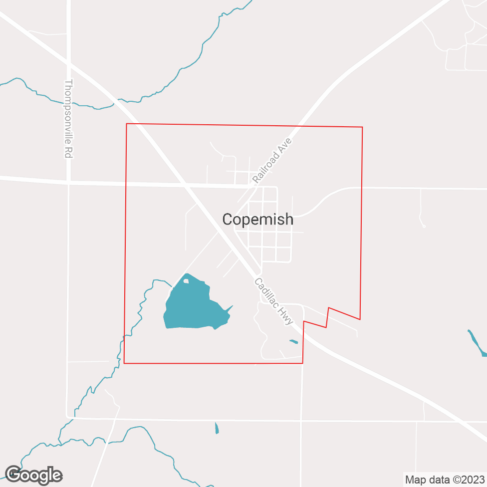 Copemish map