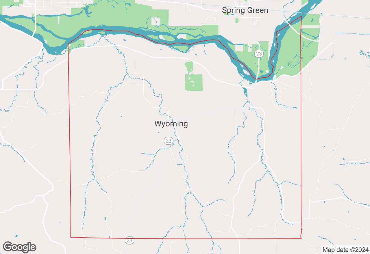 Wyoming map