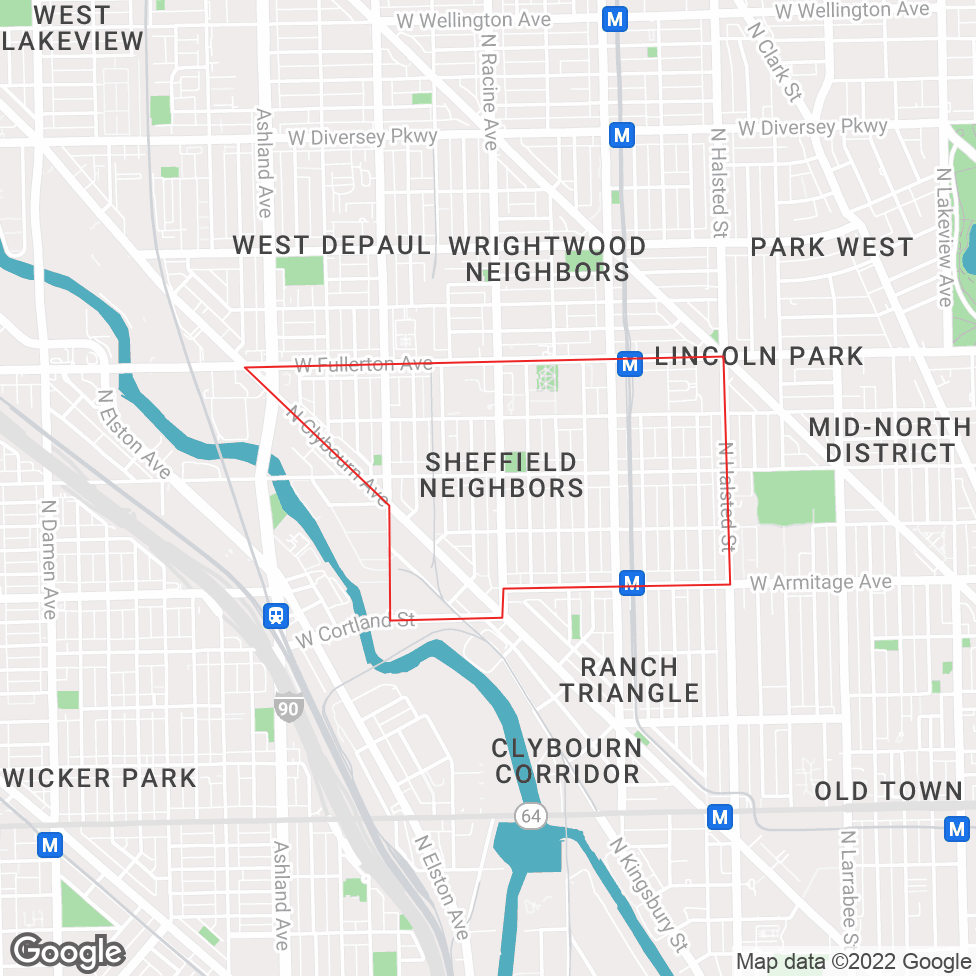 Sheffield Neighbors map