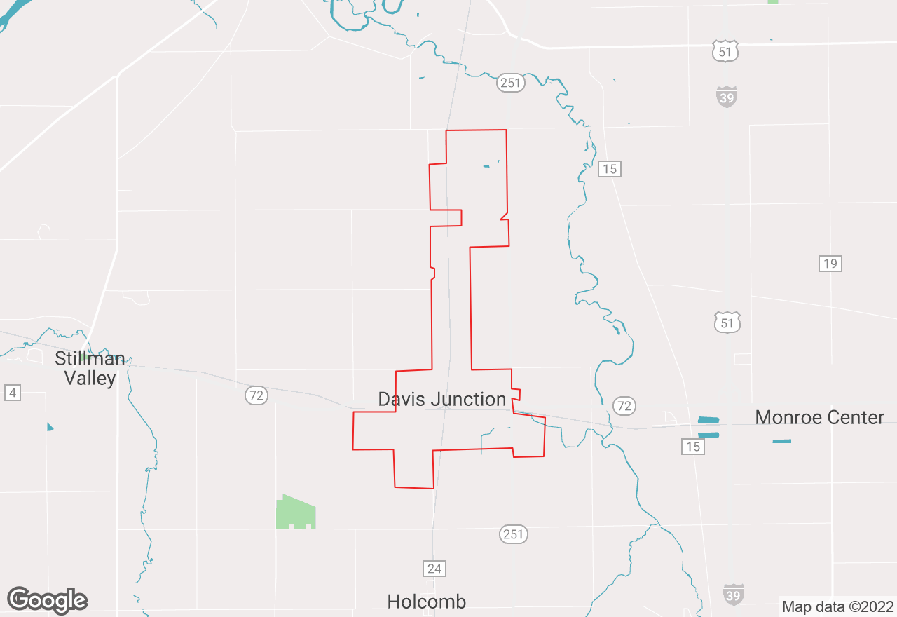 Davis Junction map