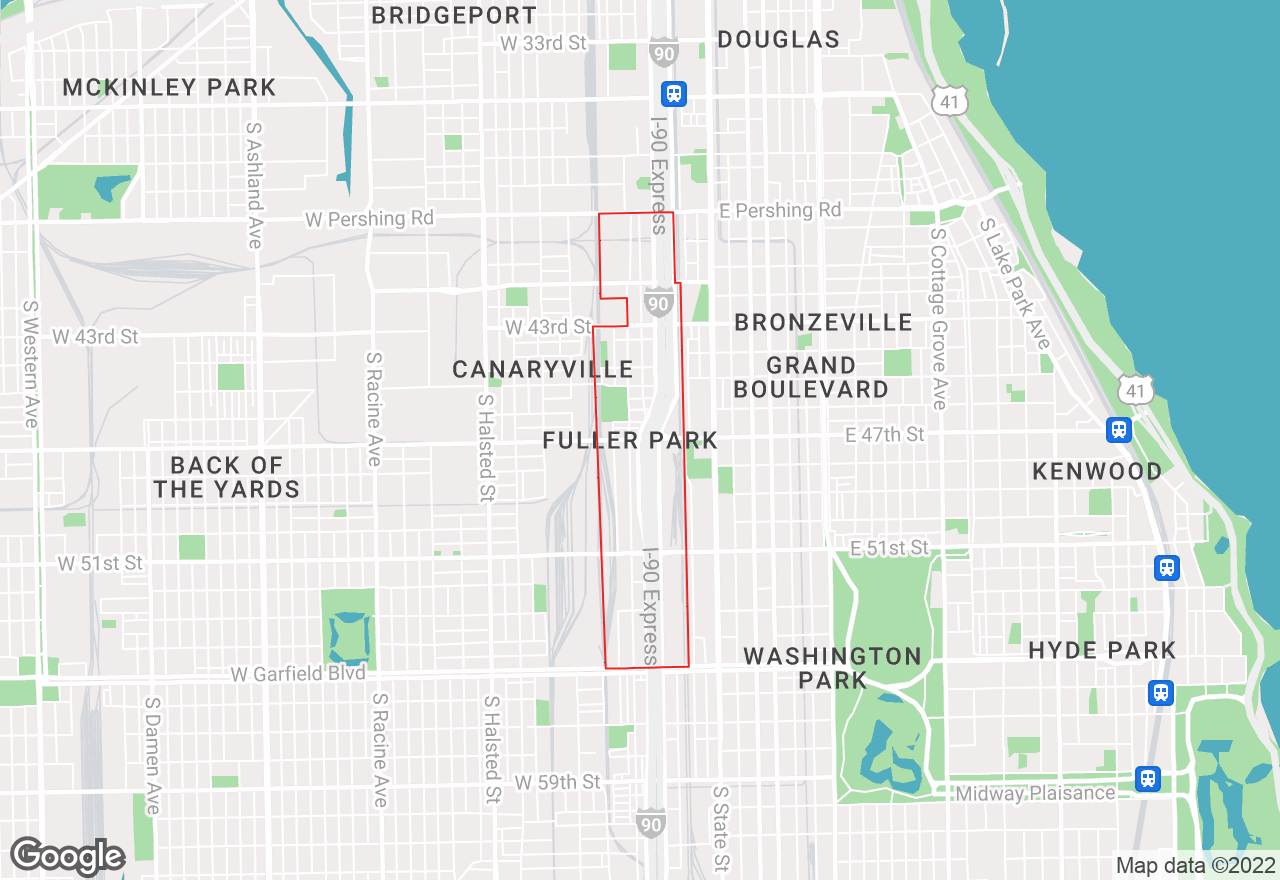 Fuller Park map