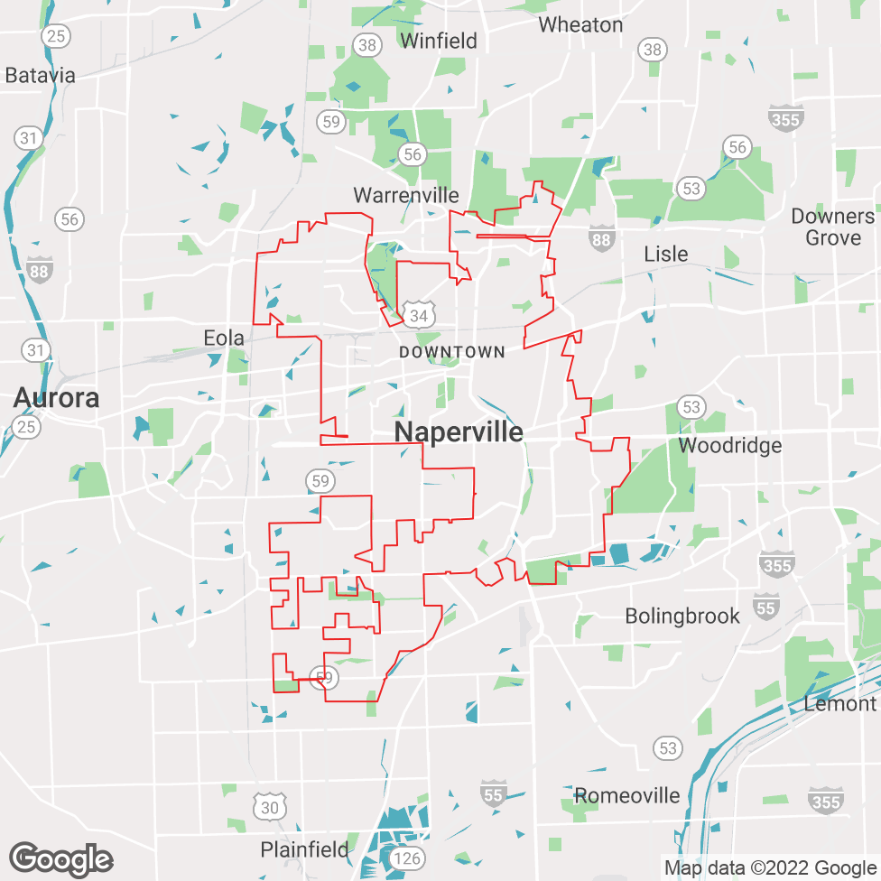 Naperville map