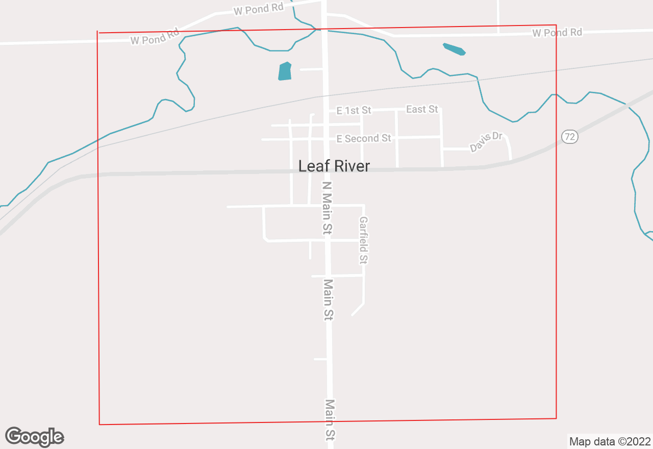 Leaf River map