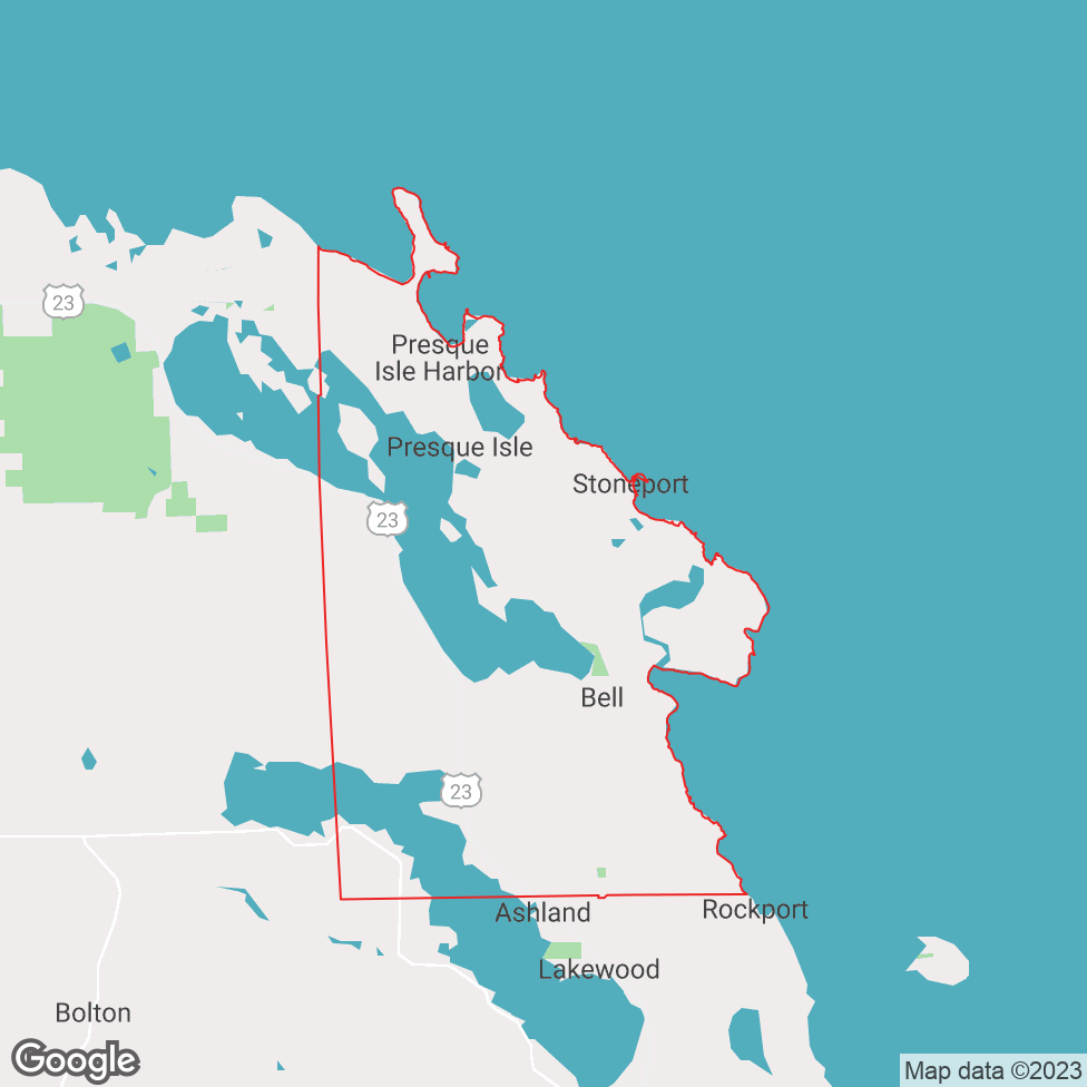 Presque Isle map