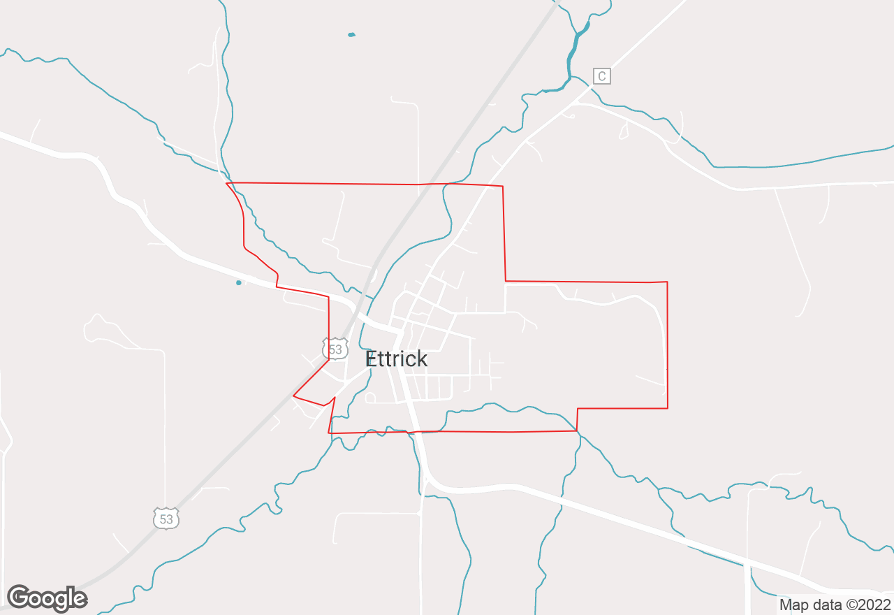 Ettrick map