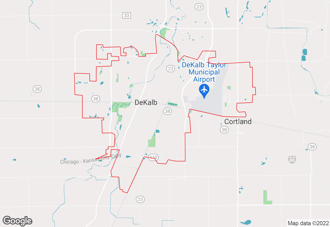 Dekalb map