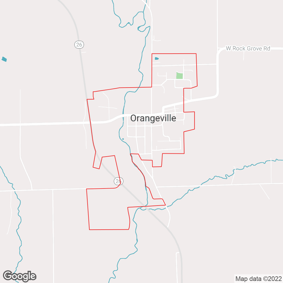 Orangeville map