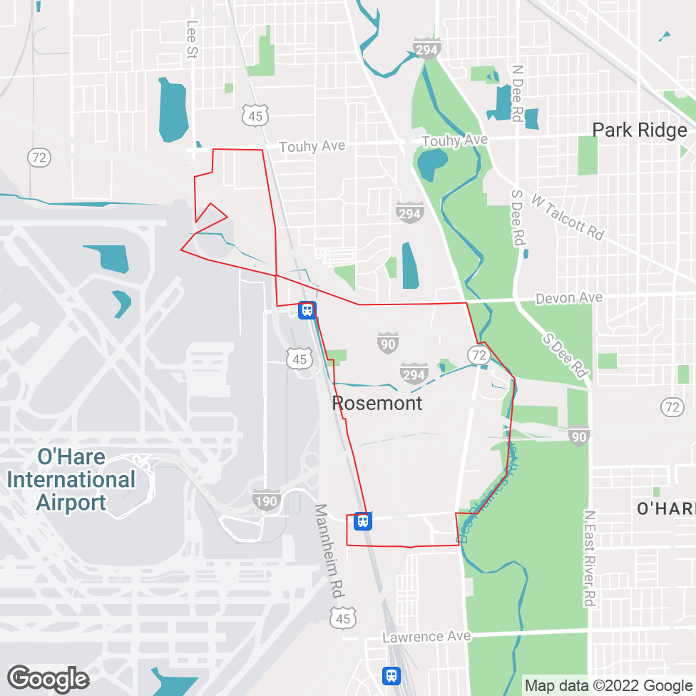 Rosemont map