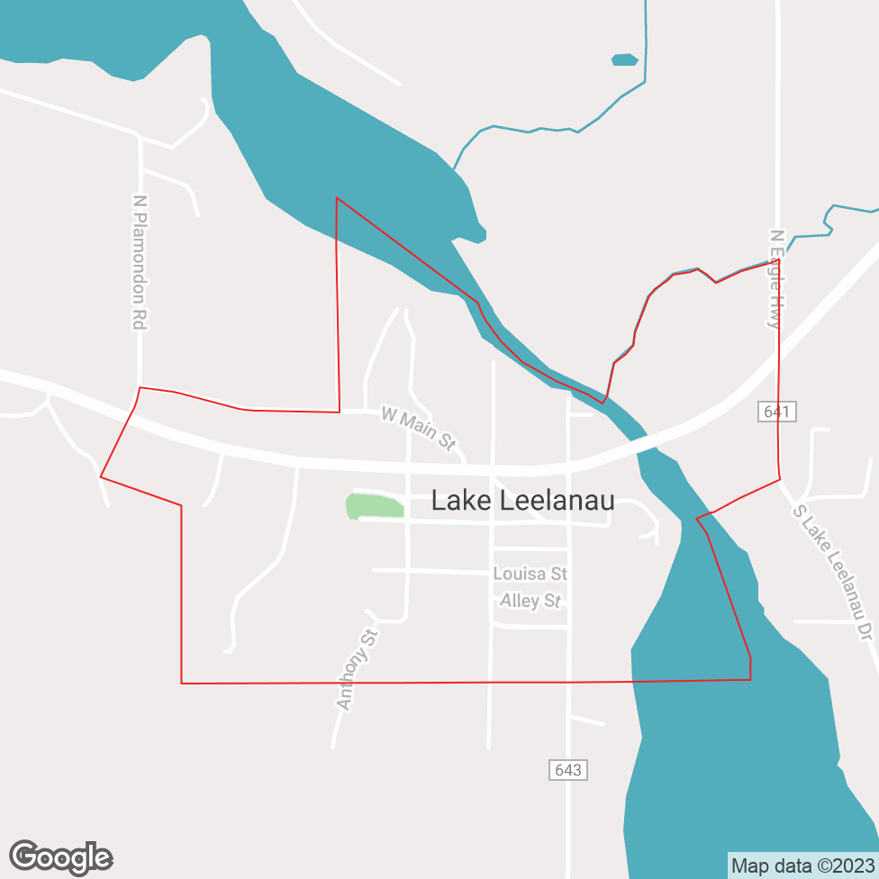 Lake Leelanau map