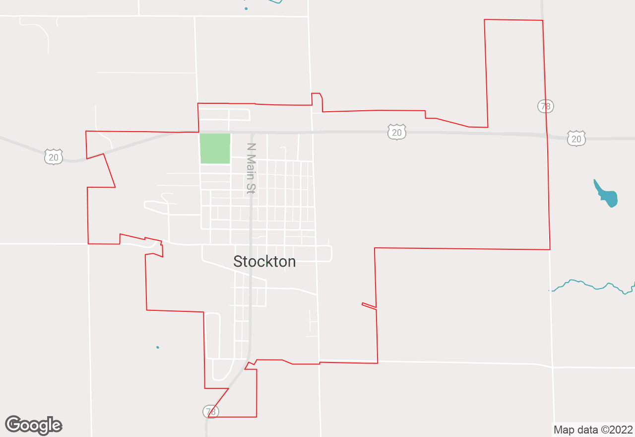 Stockton map