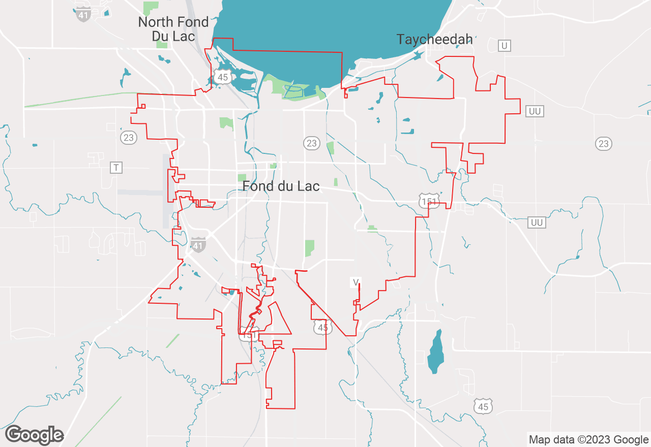 Fond Du Lac map