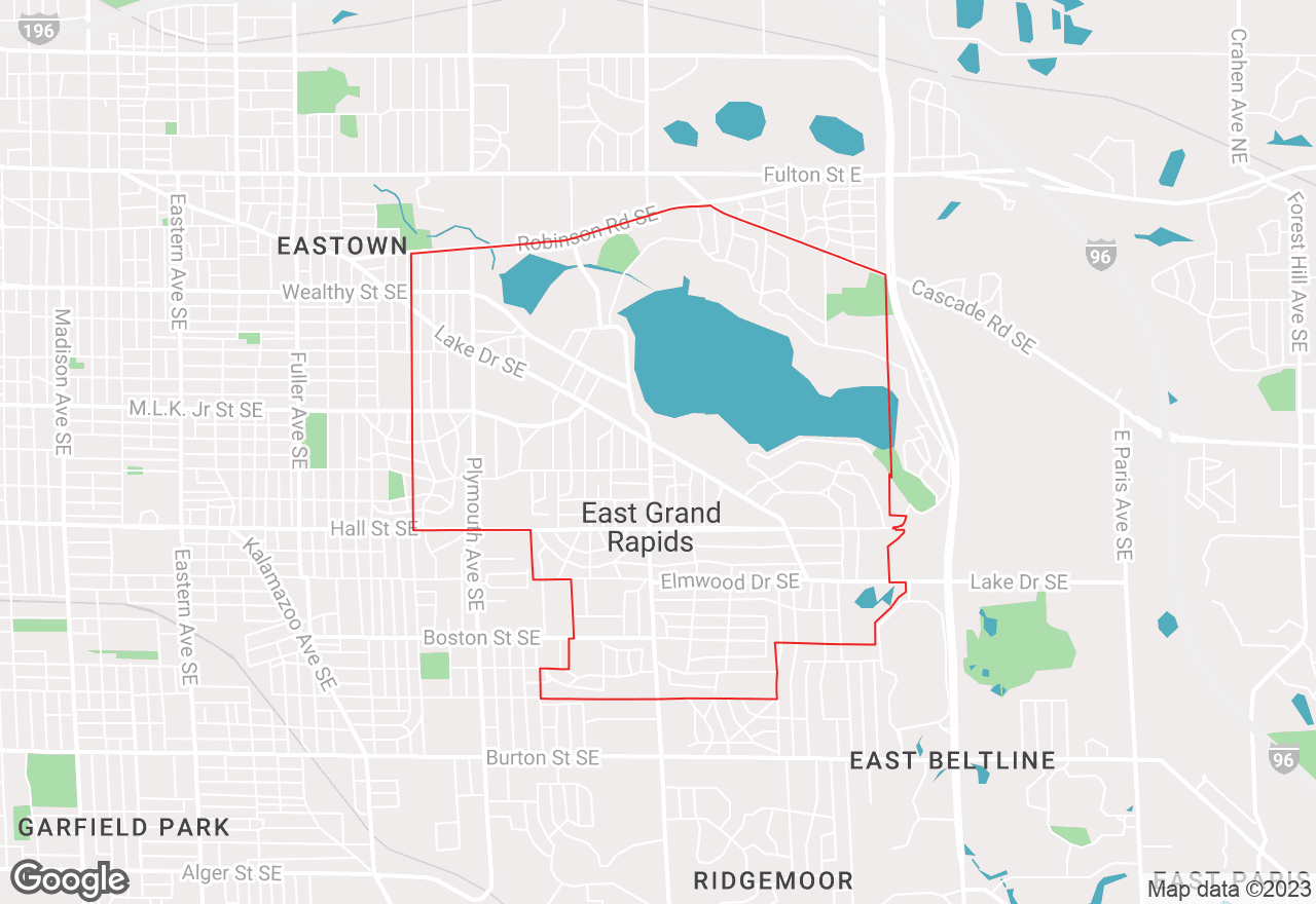 East Grand Rapids map