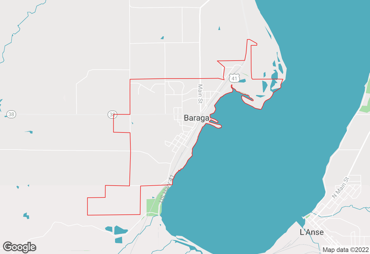 Baraga map