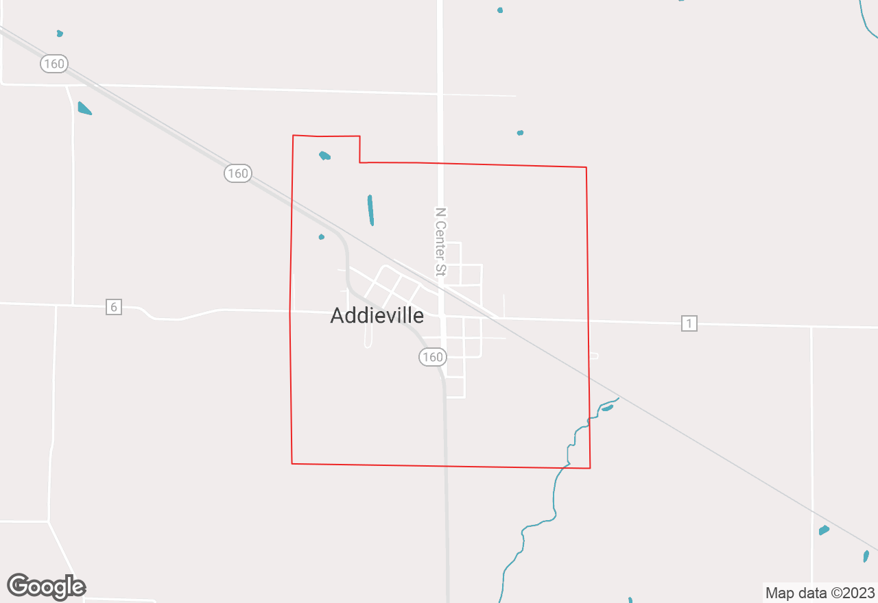 Addieville map