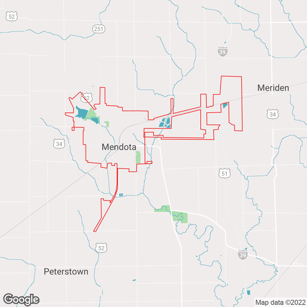 Mendota map