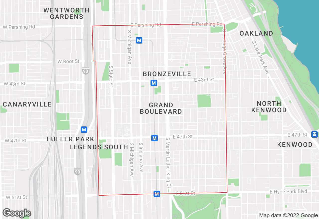 Grand Boulevard map