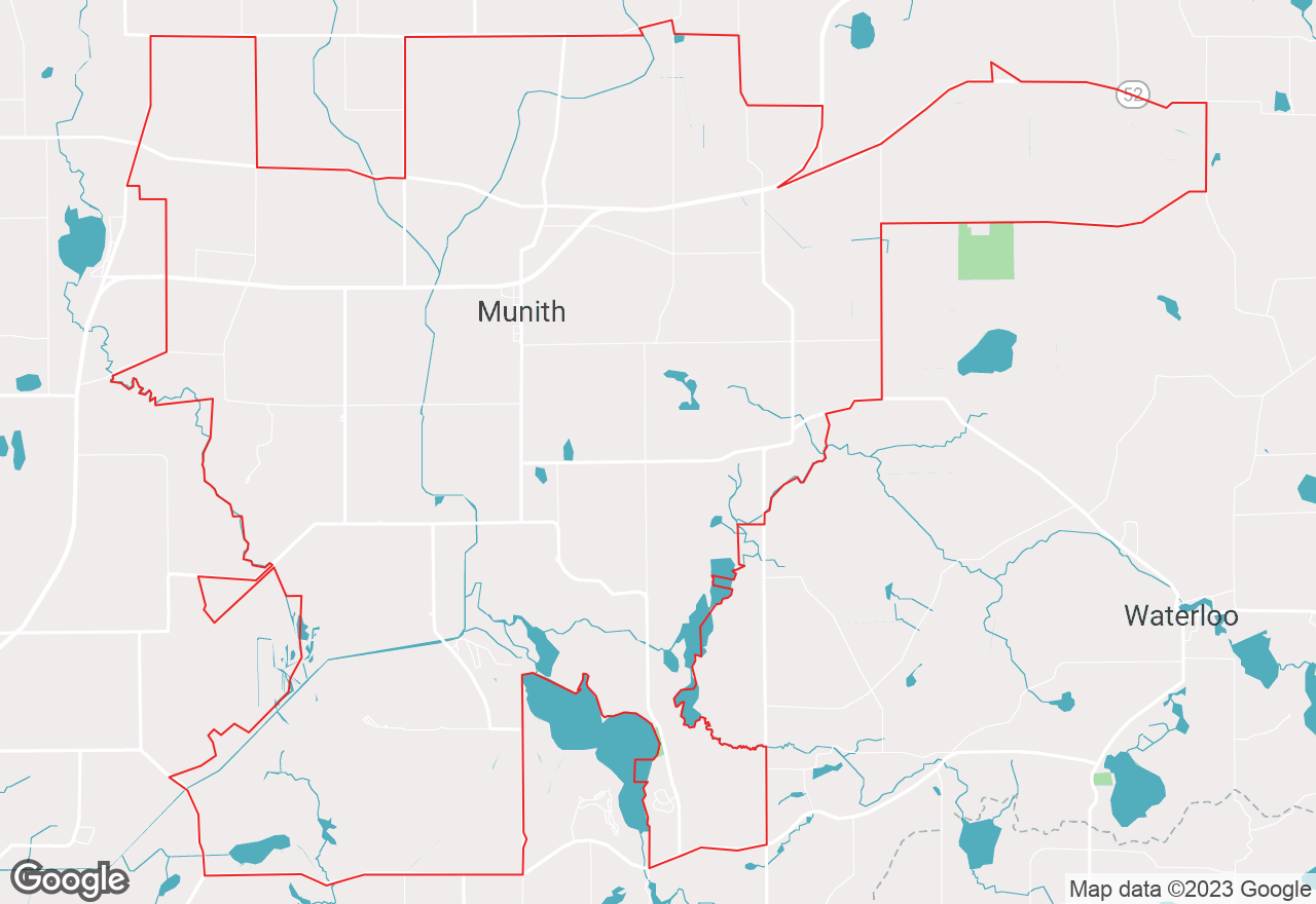 Munith map