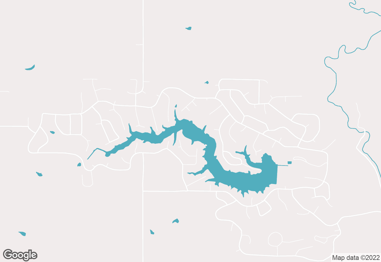 Lake Thunderbird map