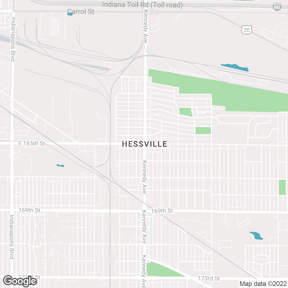 Hessville map