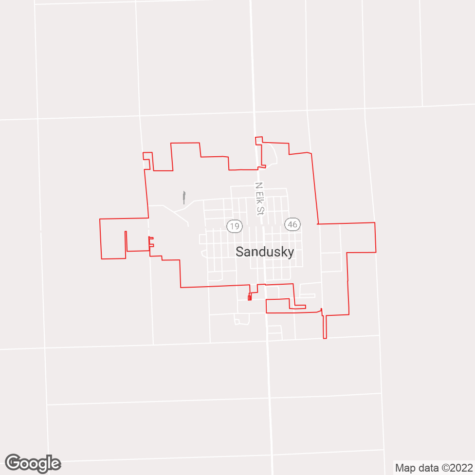 Sandusky map