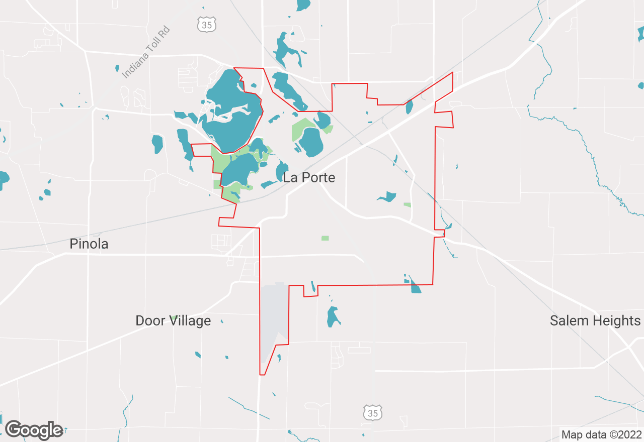 LaPorte map