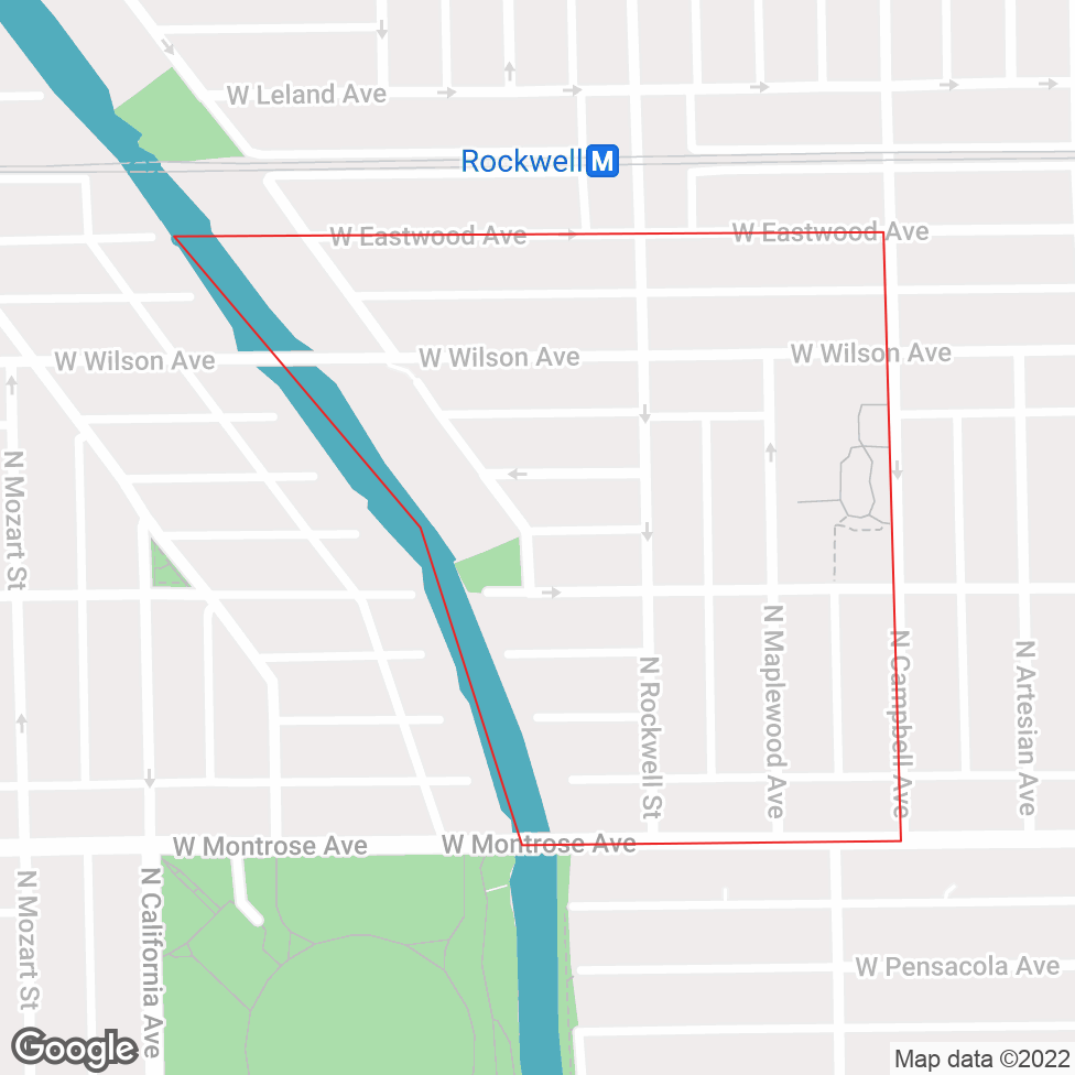 Ravenswood Gardens map