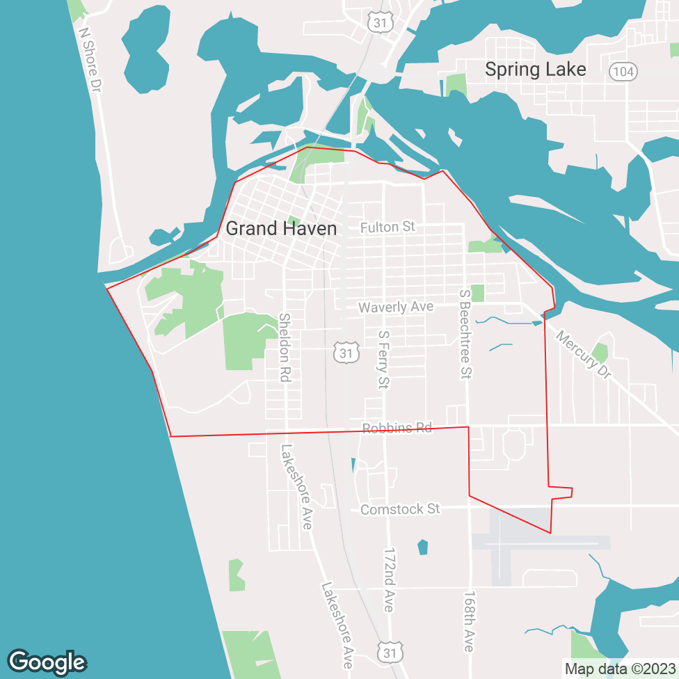 Grand Haven map