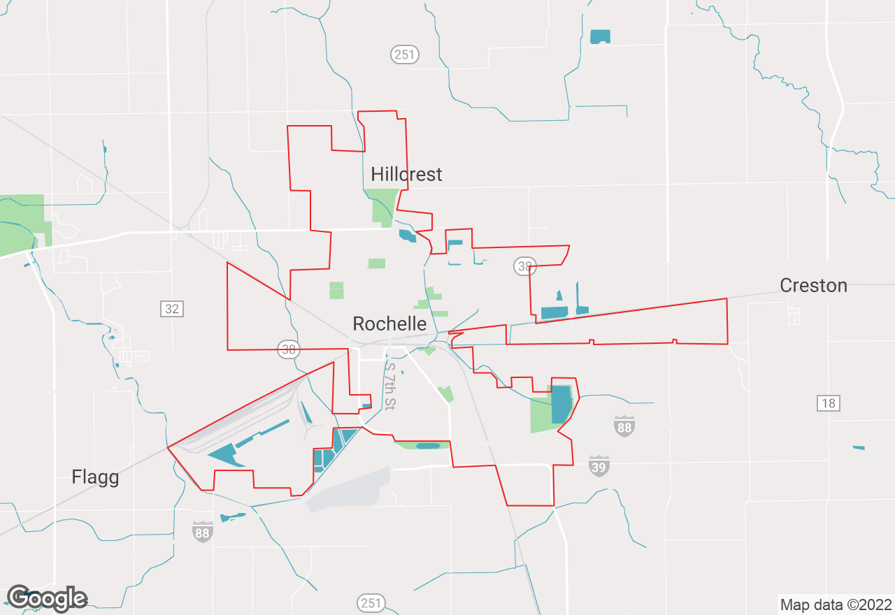 Rochelle map