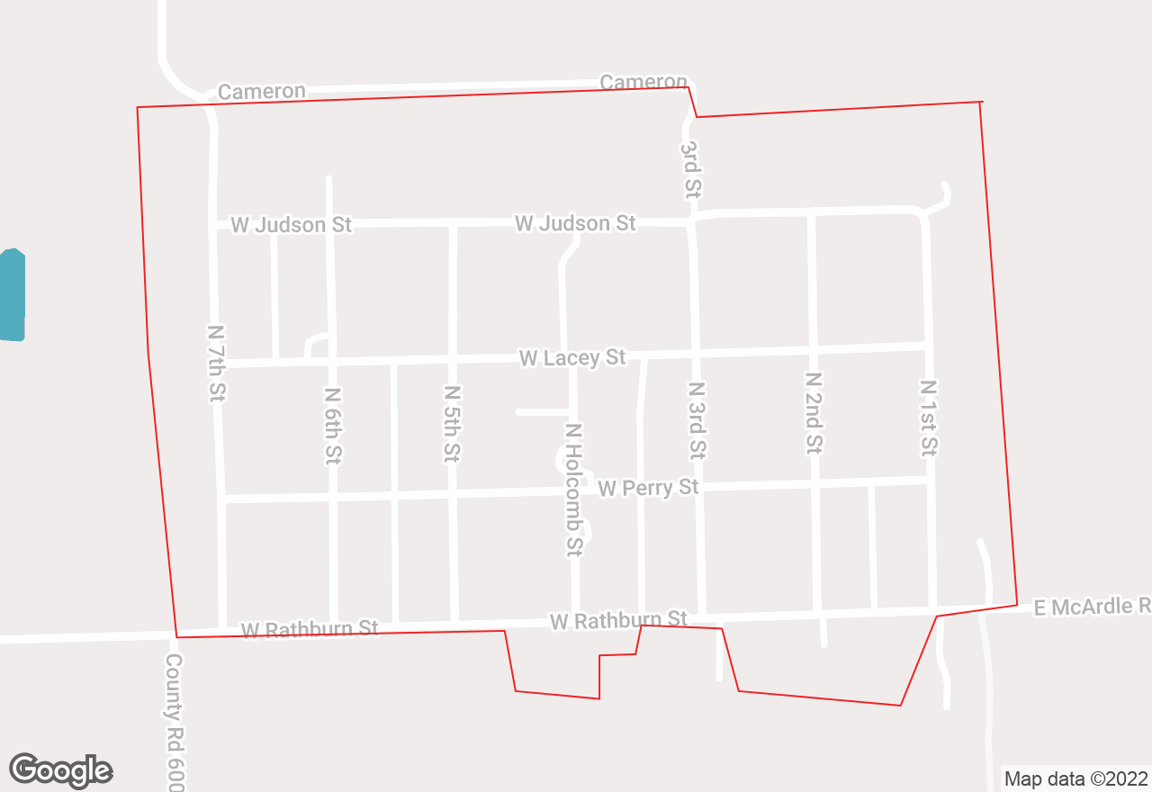 Carbon Hill map